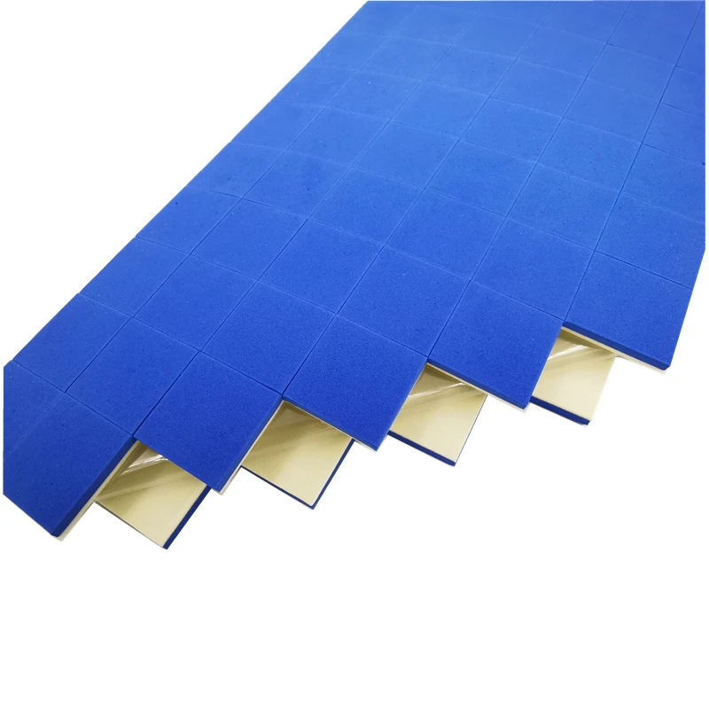 25*25*3+1mm Thickness Blue EVA Rubber With Foam Glass Shipping  Separator Pads Glass Protectors and Shipping Pads
