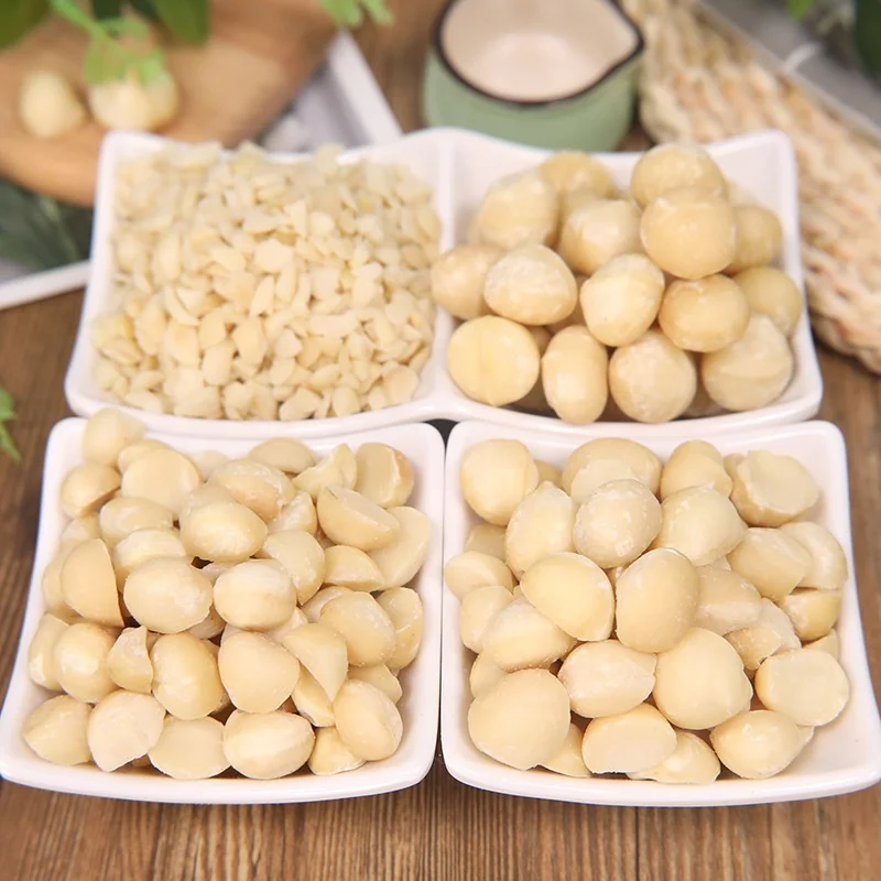 Top Grade Factory Price Bulk Macadamia in shell Wholesale Roasted Macadamia Creamy/ Coffee/ Original Flavor