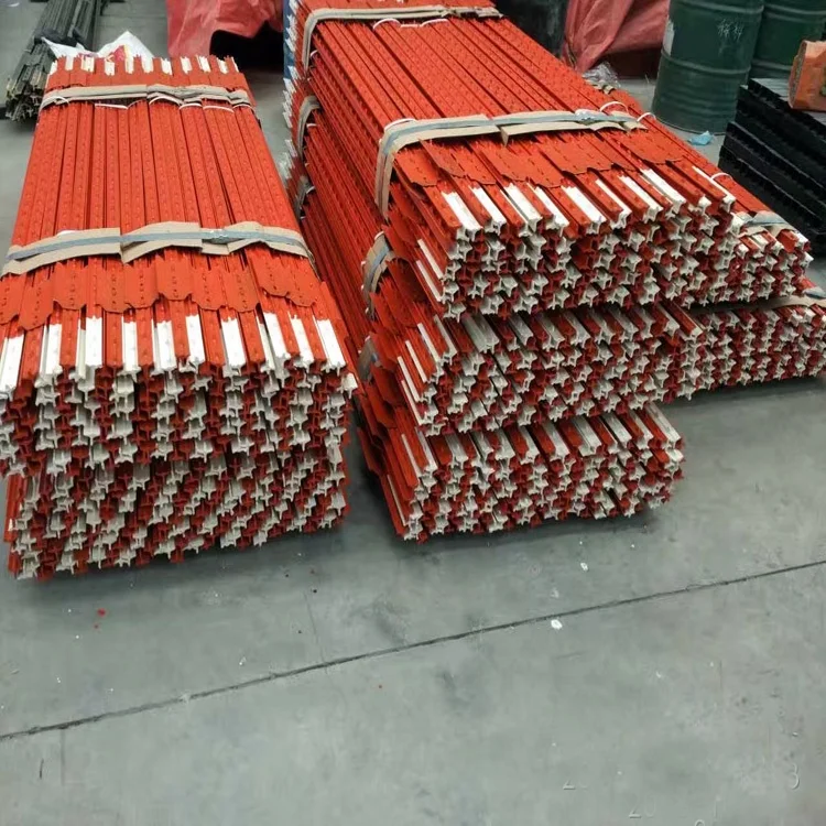 Green Painted Studded T Post