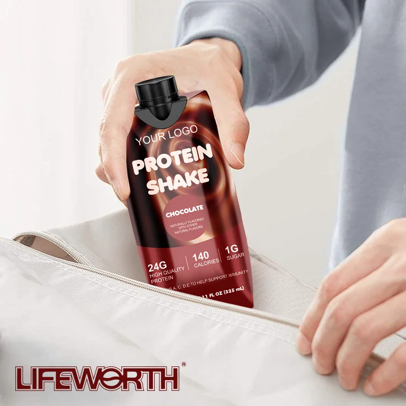 LIFEWORTH 24G High Protein Immune Support Ready to Drink Whey Protein Shake