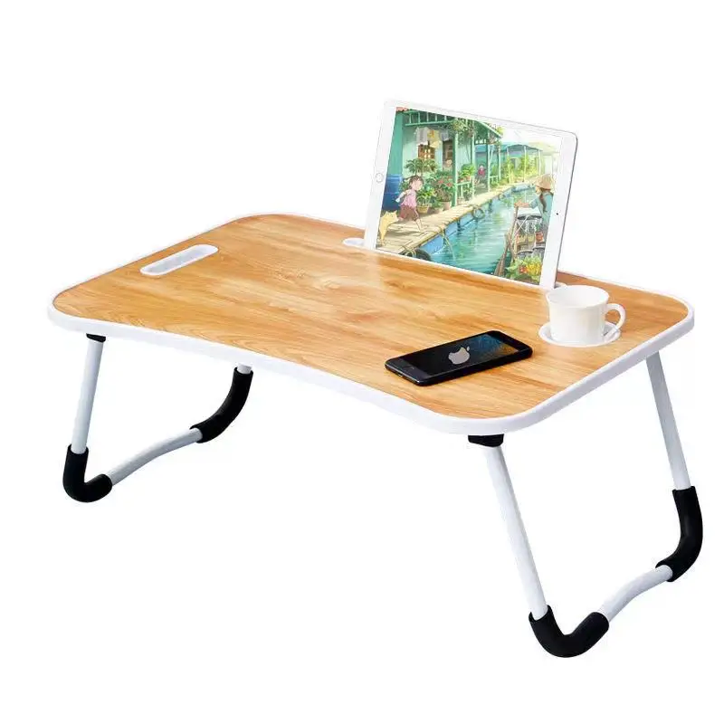 Складной столик, маленький складной многофункциональный домашний компьютерный стол, простой портативный студенческий обучающий стол, стол для кровати