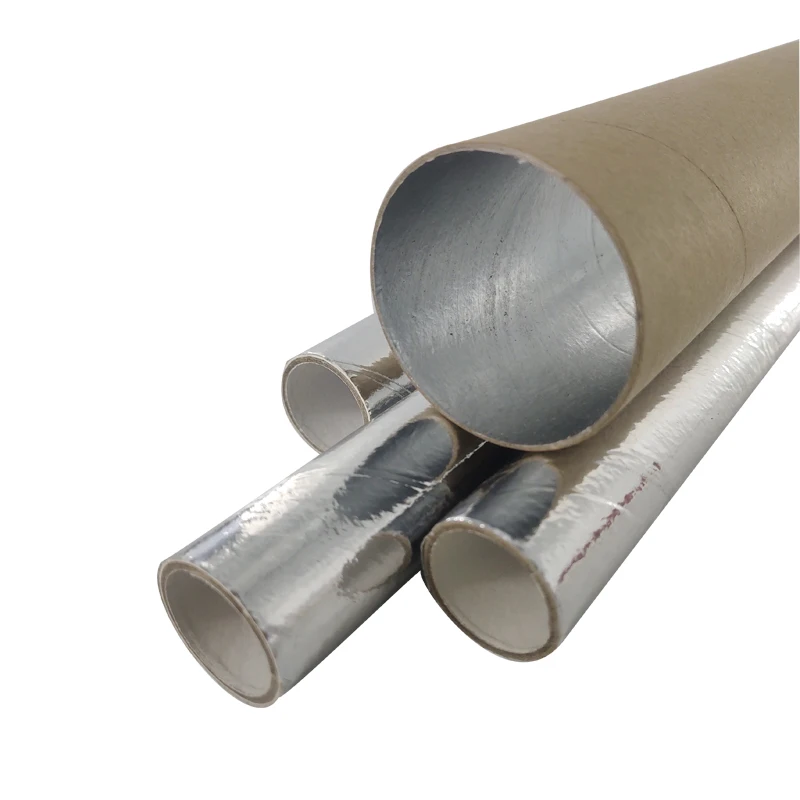 Postal mailing shipping tube with plastic plug