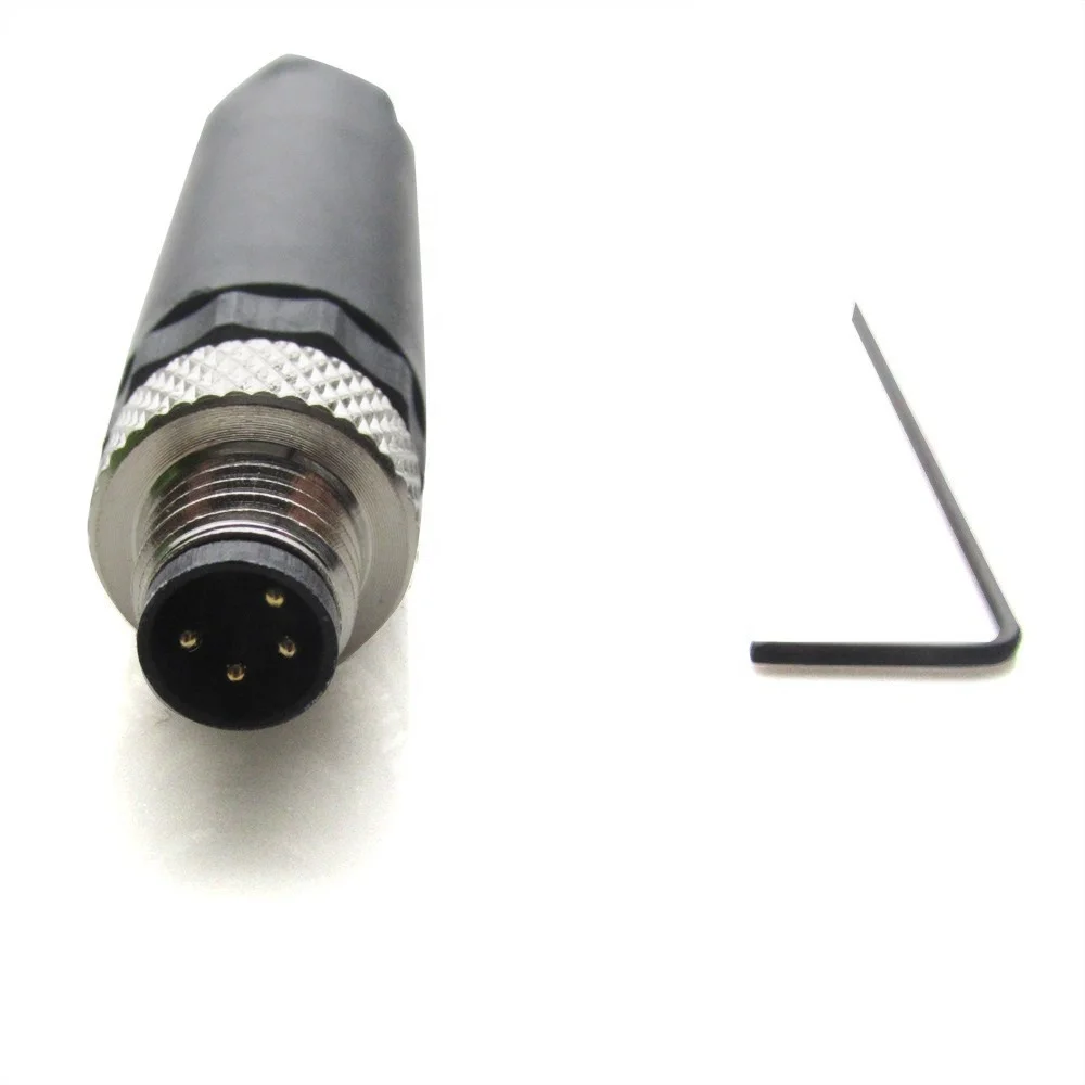 circular signal male m8 connector I/O 3pin 4pin