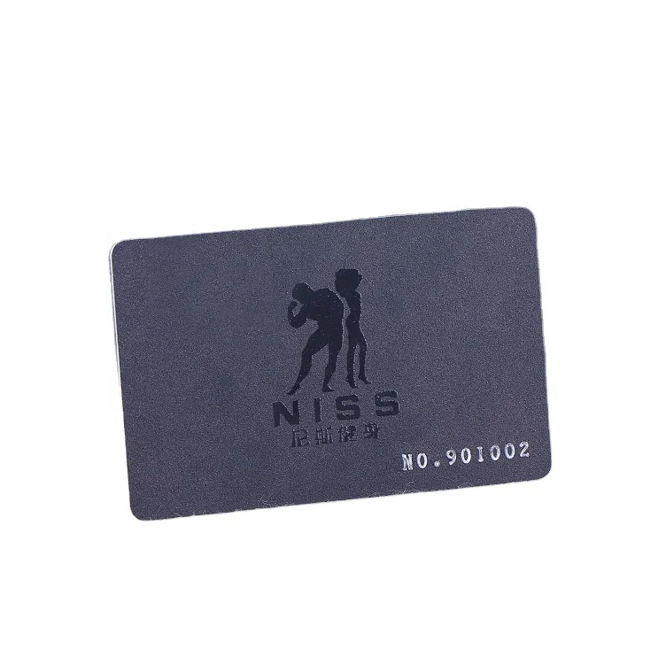 High Quality Matt Surface Finished PVC Plastic Business Visiting Card Plastic Business Card Glossy Surface PVC Business Card