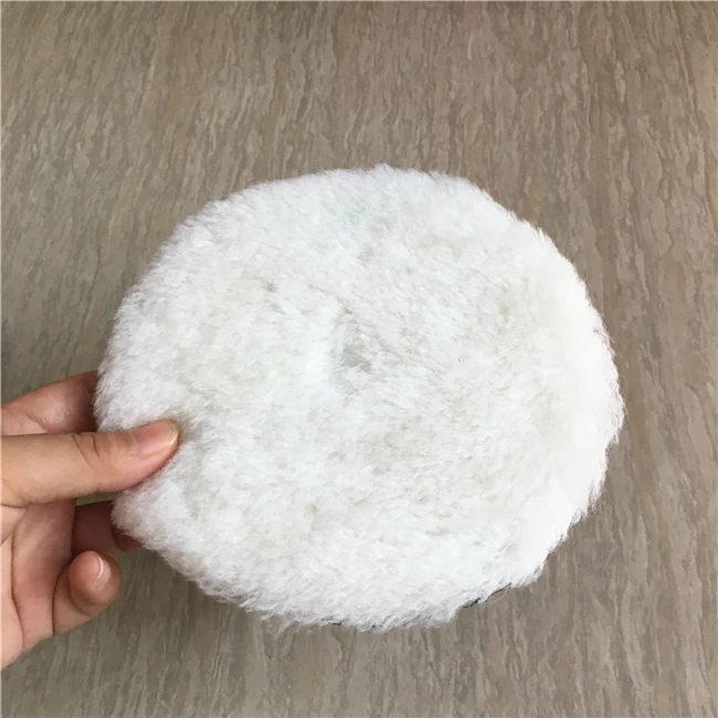 High Quality 6inch Pure Sheepskin Buffing Wool Pads