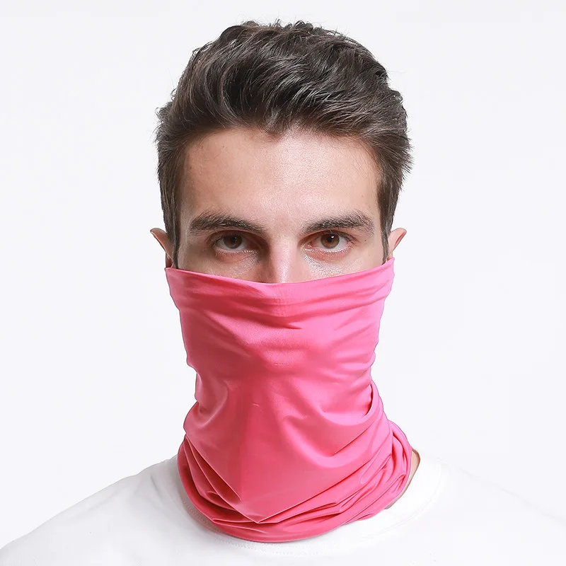 Спортивный разнообразный простой шарф для лица мужской летний уличный велосипедный шарф головной убор на заказ бесшовный волшебный шарф из ледяного шелка