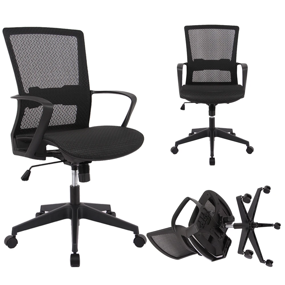 Henglin mid back lift swivel chairs best office mesh chair luxury office chair
