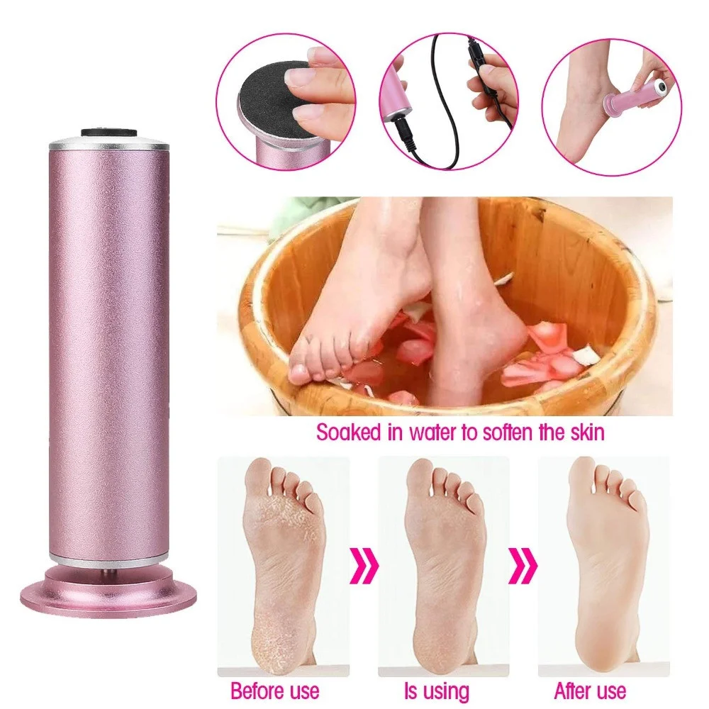 High Quality Electric Callus Remover Portable Pedicure Machine Professional Electric Foot File for Feet Care Custom Logo