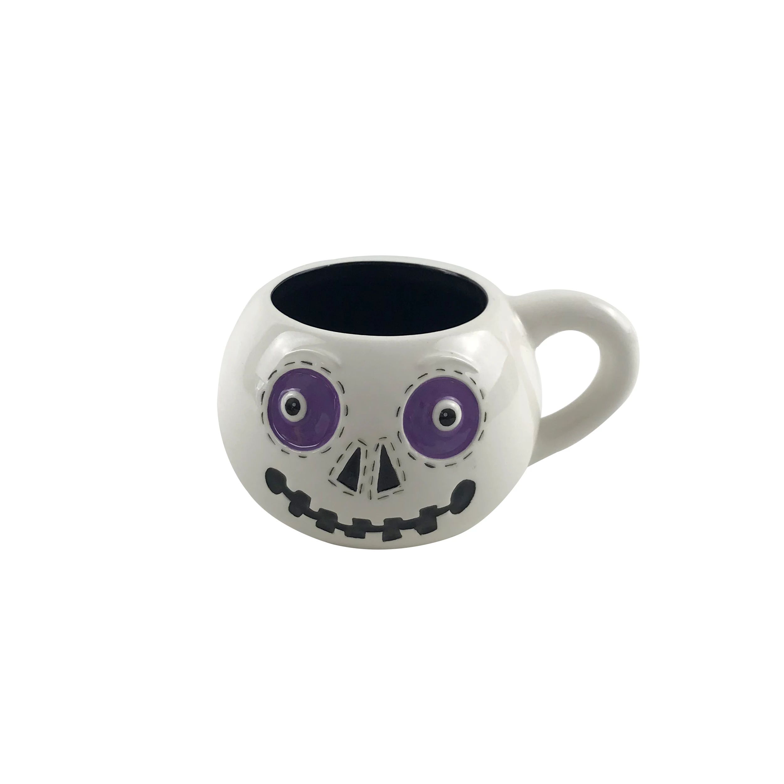 skull nightmare before christmas halloween ceramic coffee mug cup
