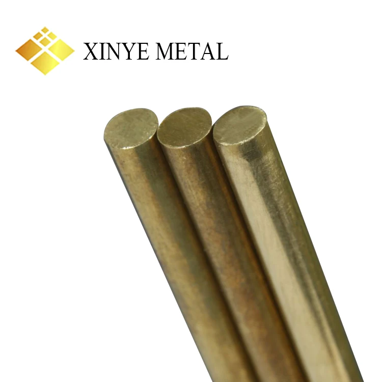 Xinye 99.9% Cheap Price Pure Copper Flat Brass Bar C2600 C2680 3mm 4mm 5mm Brass Round Bar Hard 99.9% Pure Copper Brass Bar