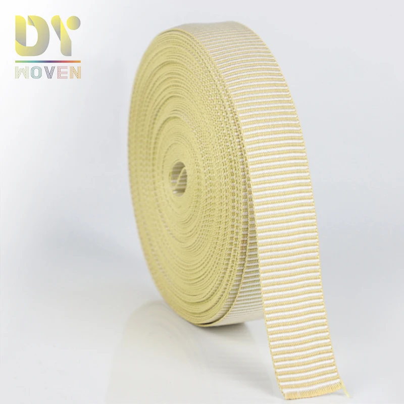 Aramid 25Mm Strap Woven Belt Custom Kevlars Outdoor Seatbelt Fireproof Webbing