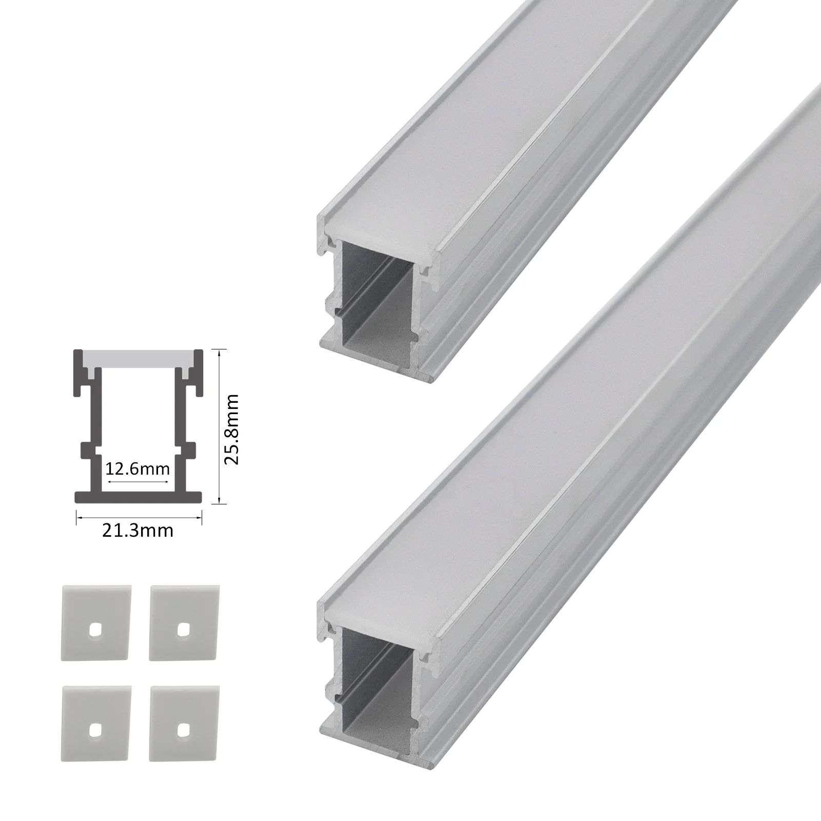 Factory Price 009 Aluminium Profile Led 21*26mm Floor Anodized Industrial Aluminum 6063 Aluminum Profile