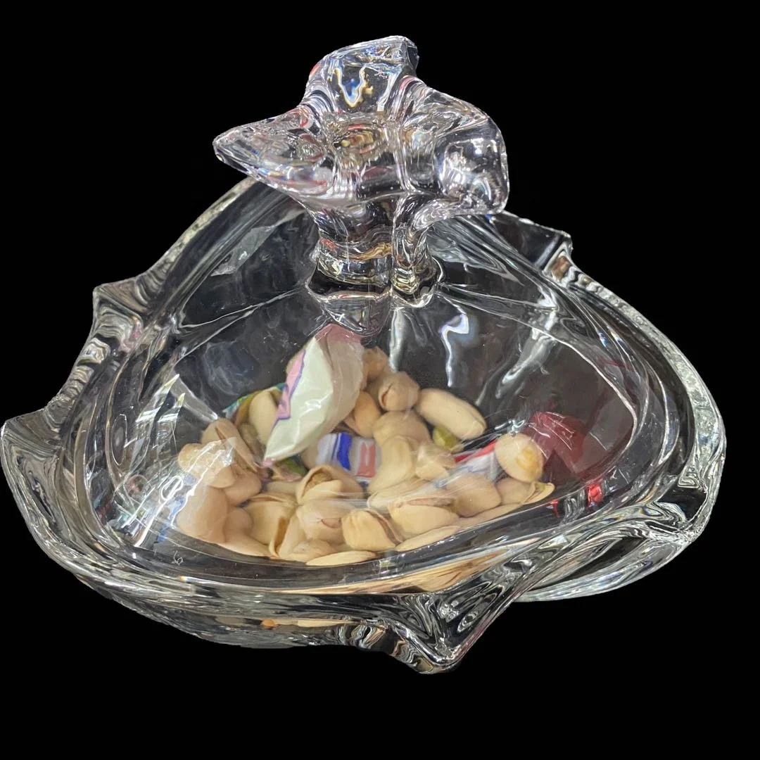 
2021 hot glass sugar bowl spice jar with lid for wedding holiday or household 