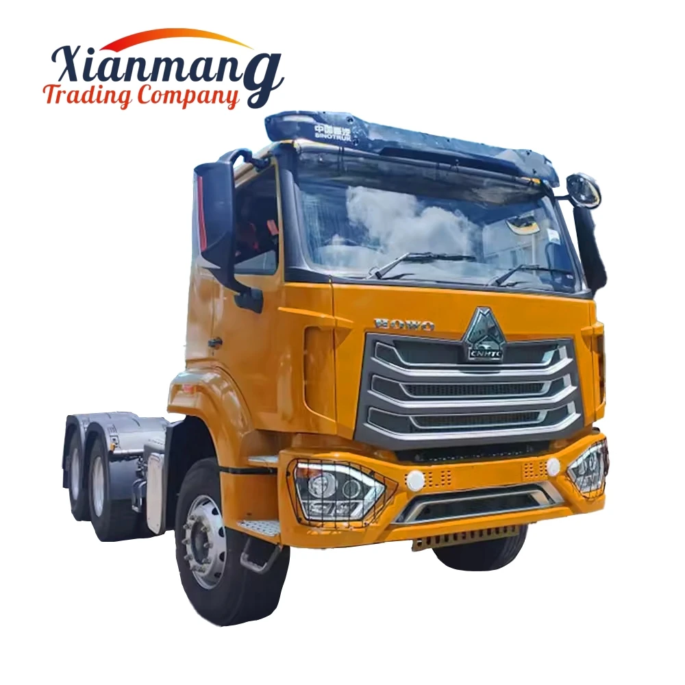 Sinotruk Hohan 371 380 400 HP Tractor Truck Head 10 Wheel Howo Tow Trailer Truck