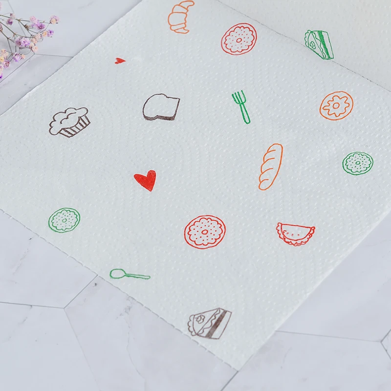 Factory Price 100% Wood Pulp Kitchen Paper Rolls Manufacture From China Multipurpose Household Kitchen Paper