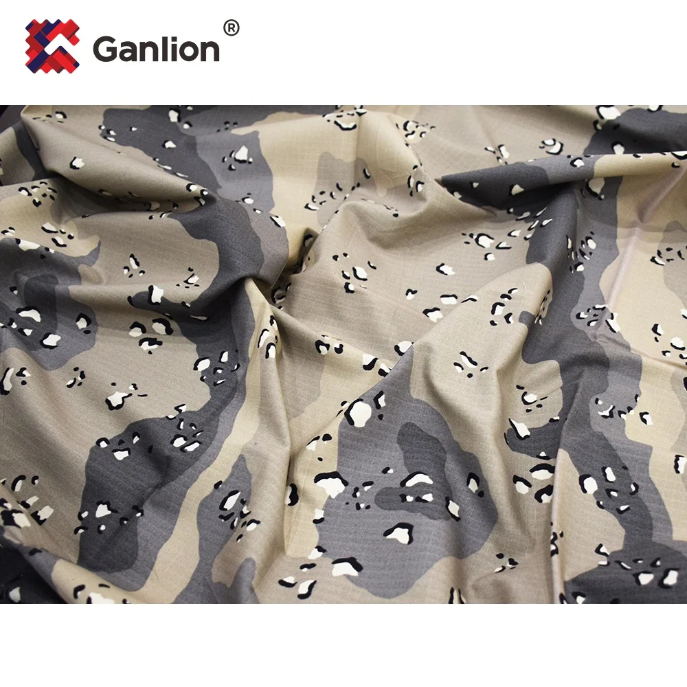 
Nylon cotton rip stop high tear resistance and wear resistant camouflage fabric  (1600173643704)