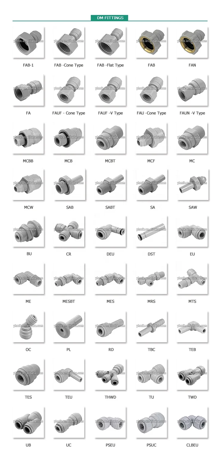 High Quality  Female Adapter 3/8Tube x 7/16-20UNF- V Type  Connect Fittings