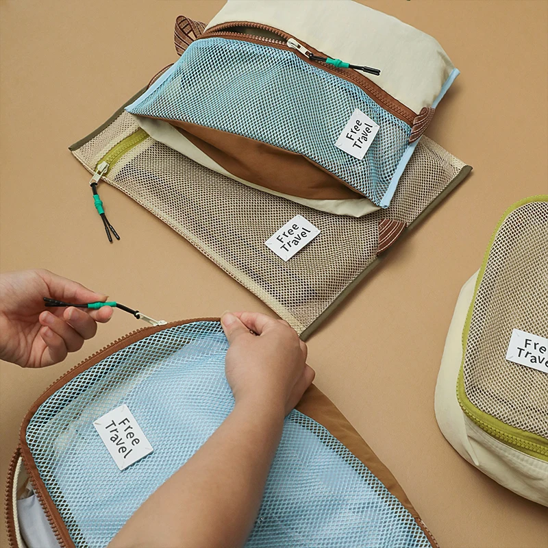 Hot Sale Travel Accessories Expandable Travel Luggage Compression Packing Bag Nylon Storage Bag