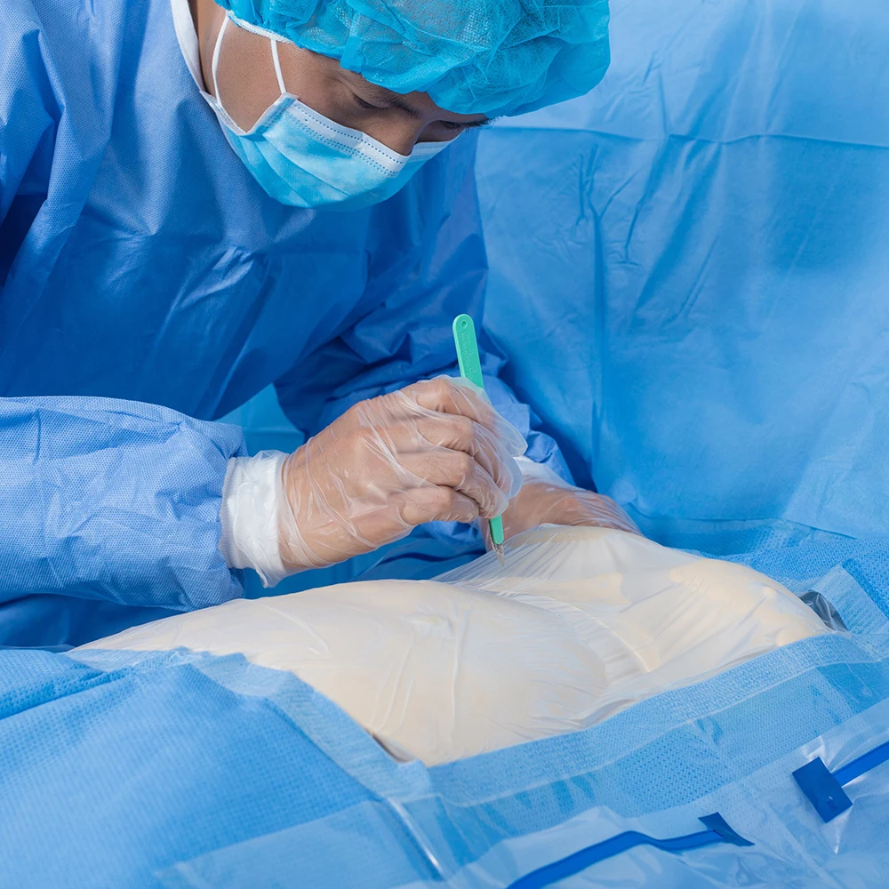 Laparoscopy drape Surgical Drape Disposable customized surgical drape CE Approved Single Operation
