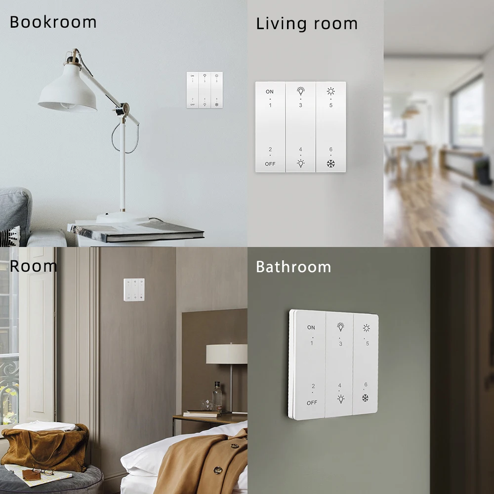 Сенсорный переключатель Sigemsh регулируемый настенный светильник с регулируемой яркостью и цветовой температурой 3