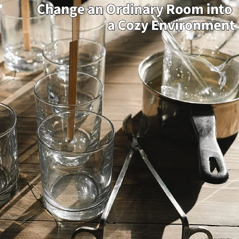 Kitchen 6 OZ Clear Empty Food Storage Jars Airtigh Candy Cookie Container Thick Glass Jars with Bamboo Lids