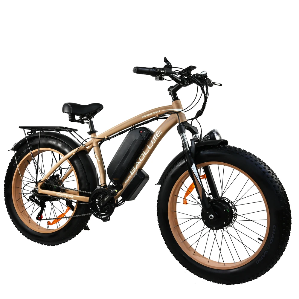 Baolujie  LCD Instrument 48V/500W SHIMANO DP-2601 ebike 48V/10AH Disc Brake Aluminum Alloy 7 speed Vintage Style for Delivery