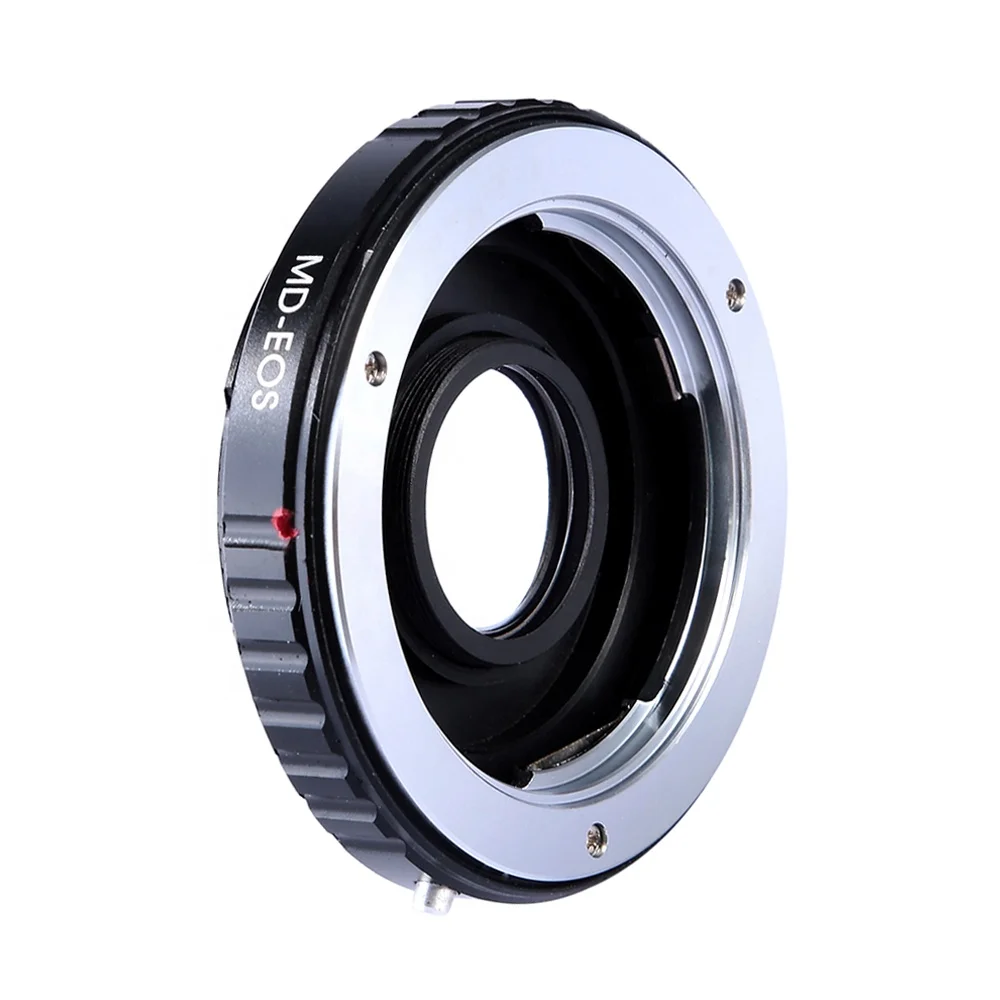 Minolta MD MC Lens Adapter Tube MD-EOS Mount with Optic Glass K&F Concept M12131 Lens Adapter