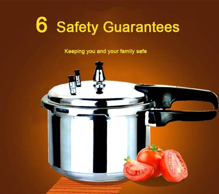 6L High Quality Factory OEM  Safety Commercial Aluminum Pressure Cookers