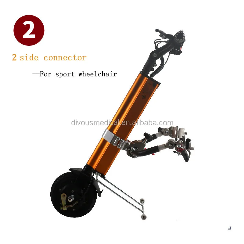 new powerful 36v 250w electric wheelchair attachment bicycle motor with big 7.5ah lithium battery handcycle