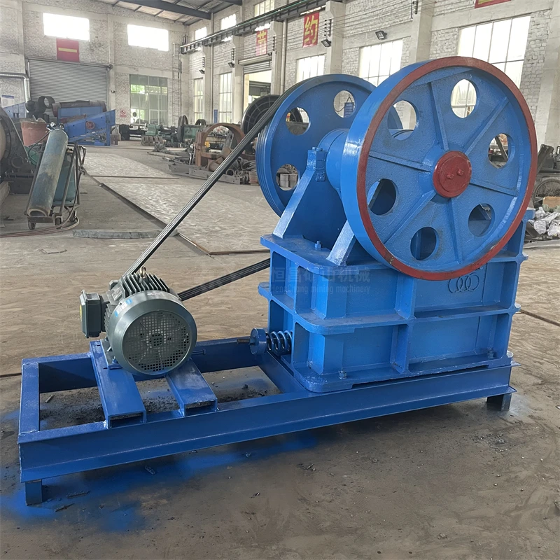 Long Serving Life 5-20TPH Jaw Stone Crusher Machine Primary Crushing Station 250*400 Portable Diesel Engine Mine Crushing Plant