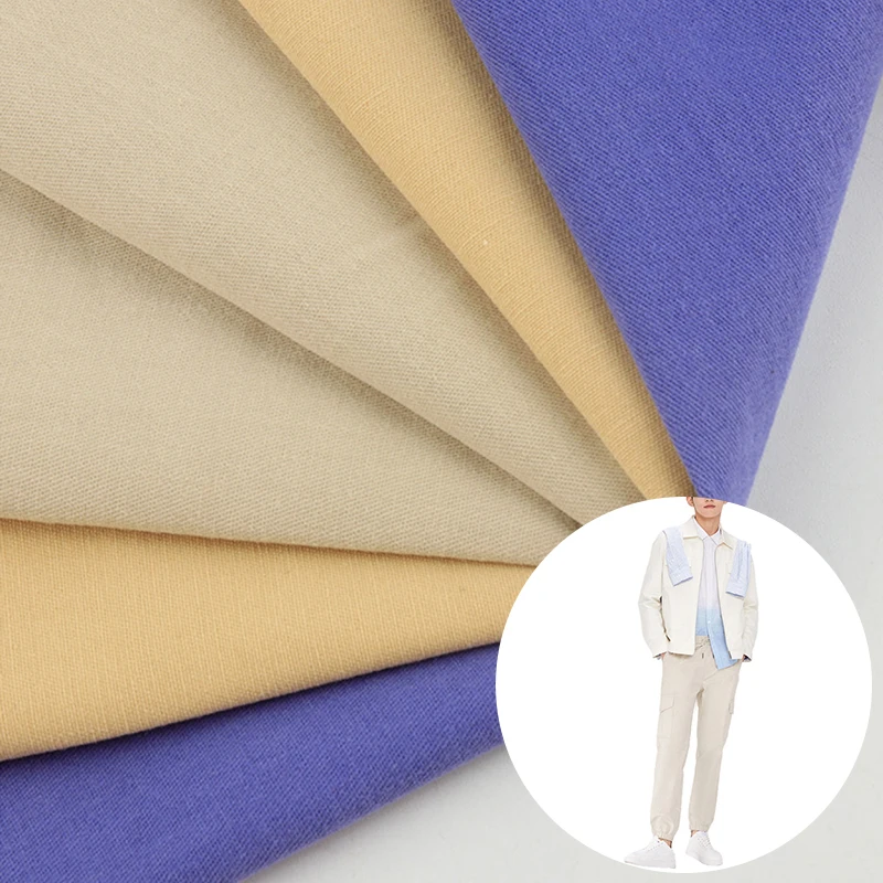 200gsm High-density snow fleece 100 cotton twill fabric for trousers