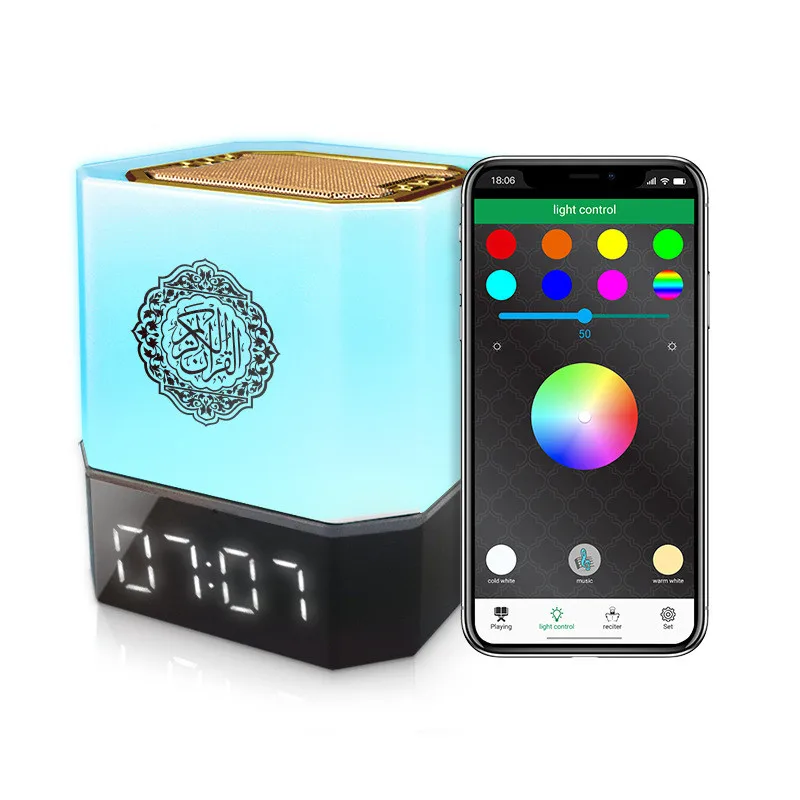 display  bt4.0 led alarm clock speaker wireless speaker portable marshall bluetooth  Quran  speaker stereo wireless alarm clock
