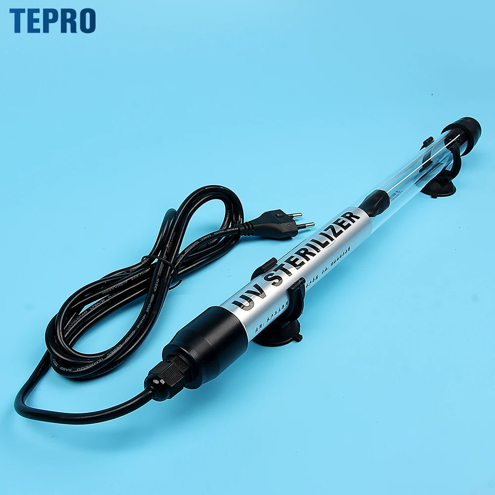 UVC-10W Водонепроницаемая дезинфекция аквариума 254 нм 10 Вт 40 погружные УФ-лампы стерилизация uvc лампа для