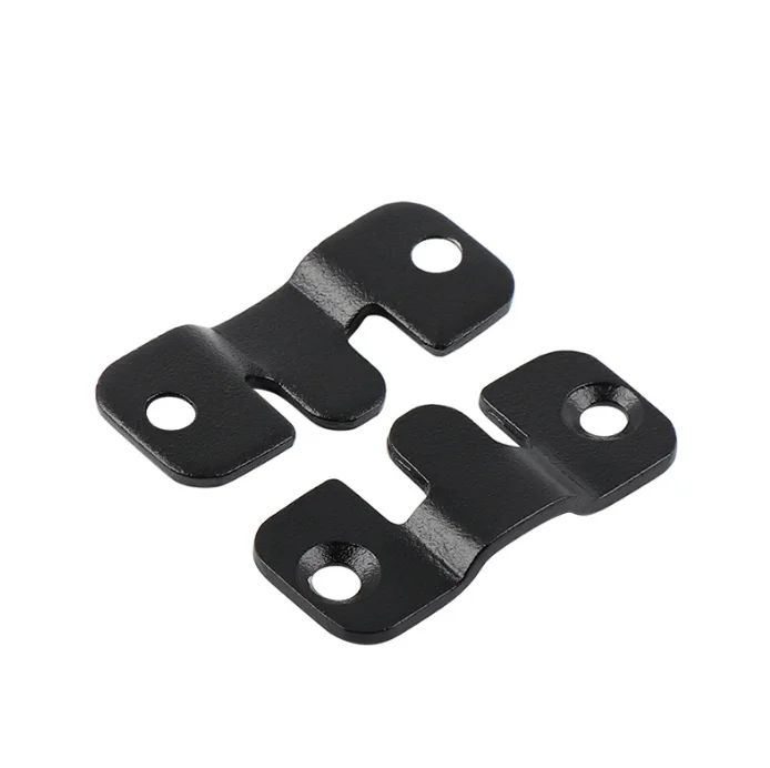Pipe Clamps With Double Screw  Furniture Hardware Connect Angle Metal Hanging Shelf Support Furniture Bracket Series