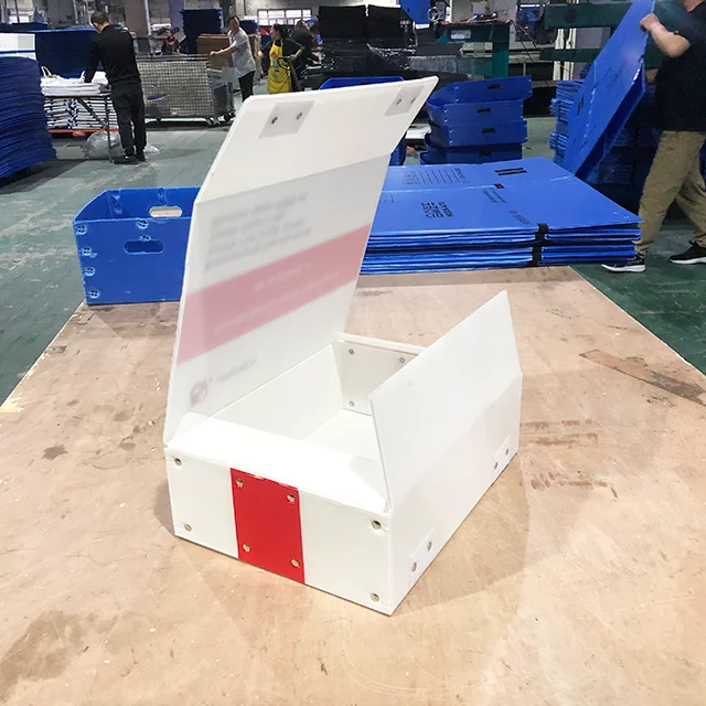 Wholesale Customized Hig-Quality Fluted PP Corrugated Coroplast Printing Box For Clothing Shoe