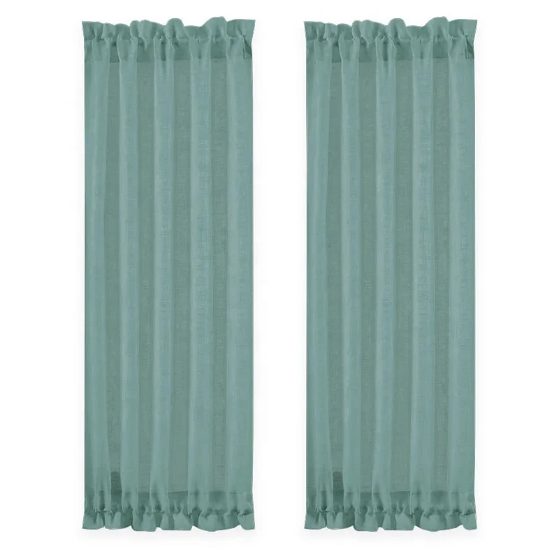 French style door curtains glass doors screen curtains customized breathable and skin friendly curtains