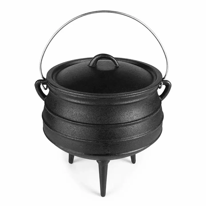 3 Leg Cast Iron Pot South Africa Cast Iron Potjie Pot Pre-seasoned For Camping Cooking Cauldron Hot Pot South Africa