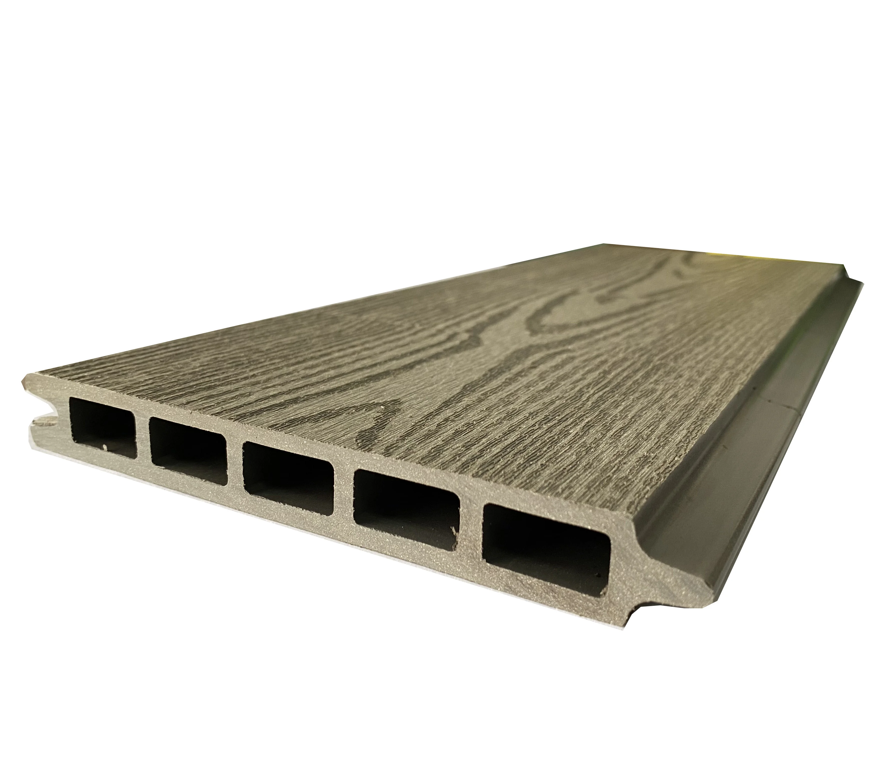 Weather-Resistant Maintenance Free Wood Grain WPC Plastic Composite Panels Fencing