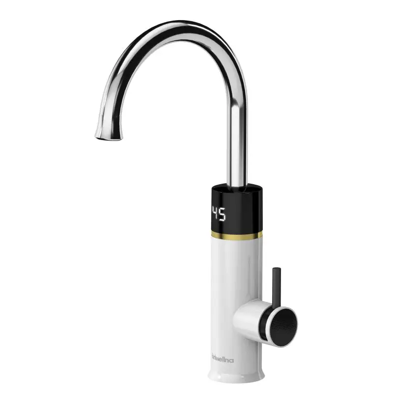 Briwellna Kitchen 220V 3200W ABS Electric Hot Water Tap Instant Electric Water Heater Kitchen Faucet