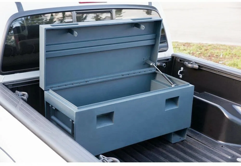Heavy Duty Steel Locking Job Site Van Truck Garage Storage Security Tool Box Safe Chest