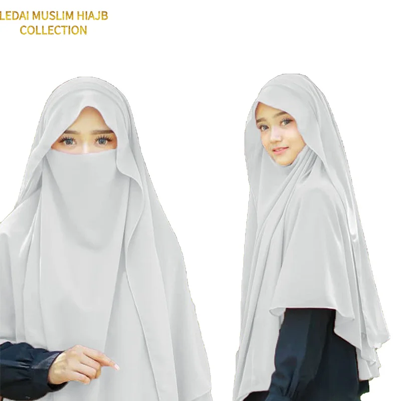 New Fashion instant chiffon hijab  niqab style ready to wear hijab Muslim lazy women veils