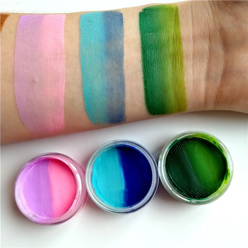 Настраиваемая неоновая разноцветная УФ-краска на водной основе для макияжа лица на Хэллоуин