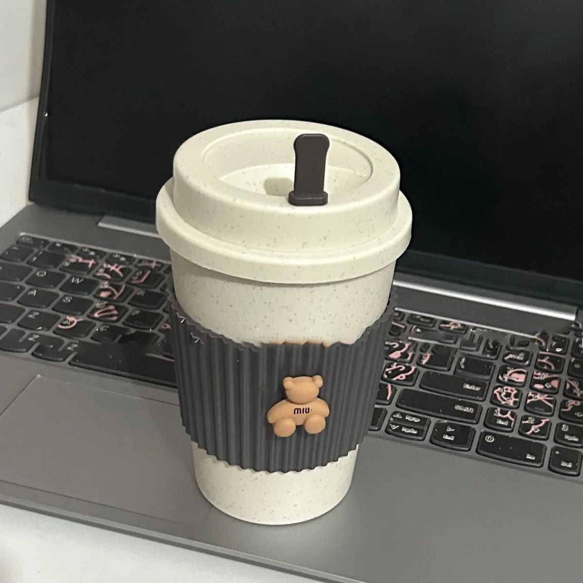 Cute Bear Coffee Mug - High Aesthetic Design Adorable Bear Coffee Cup - Stylish and Charming