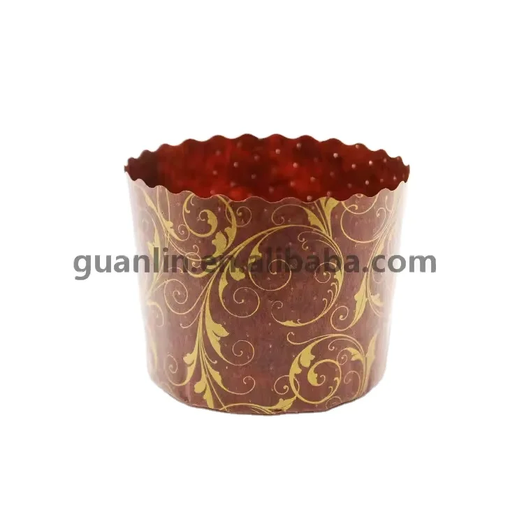 Guanlin Hot Sale Custom Round Parchment Cake Paper Baking Mold For Cupcakes