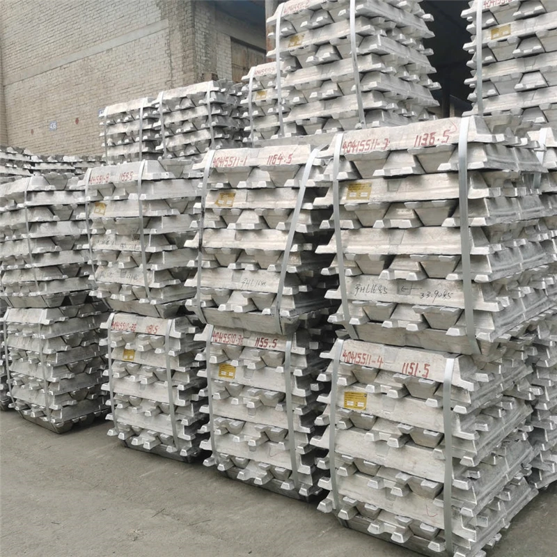 High Quality Cheaper Price Aluminum ingot Adc12 Ac2b 99.7% 99.8% 99.9% Aluminum Ingots