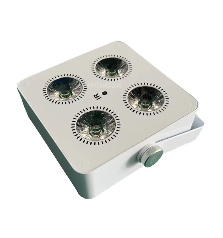 HONGDA Battery Operated Dj Freedom PAR 4x18w IR4 mini uplight Wireless LED Uplight Wedding uplights