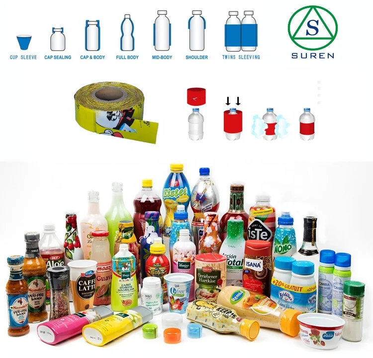 Cup Tin Can Heat Shrink Sleeve Labeling Machine/Sleeve Applicator