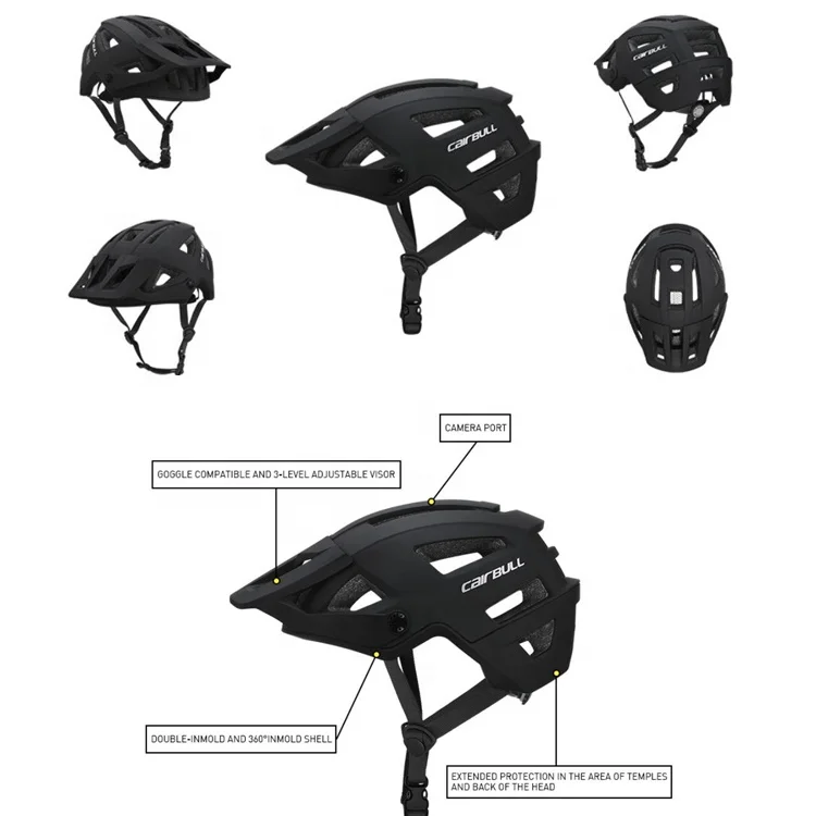 Adult Outdoors Sports Riding Motorcycle Cycling MTB Racing Safety Hat Detachable Road Mountain Bike Bicycle Helmet
