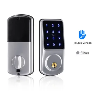 Smartek TTlock управление через приложение беспроводной смарт-замок с заглушкой американский стандартный сенсорный экран электронный дверной замок