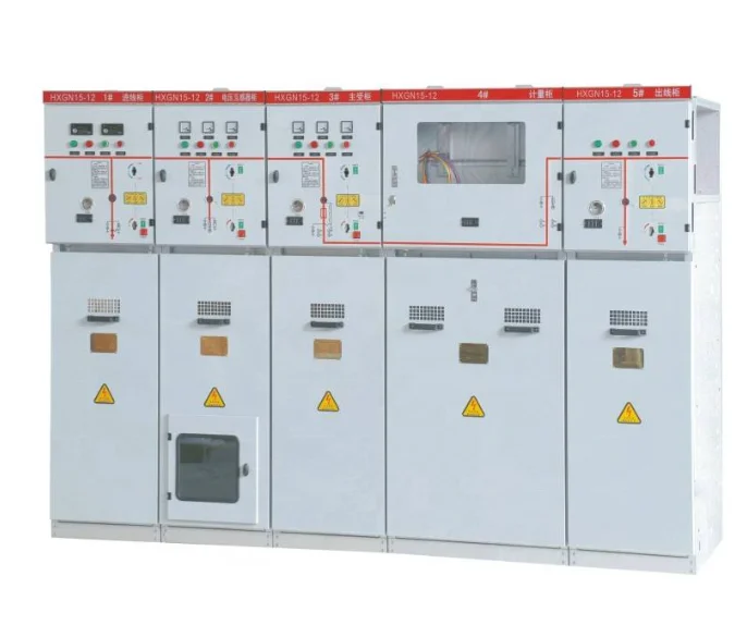 HXGN15 12KV 630A  High quality Box type fixed ring network high voltage distribution switchgear